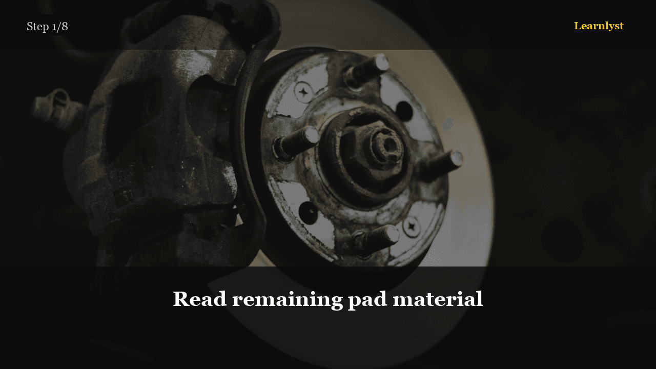 Read remaining pad material